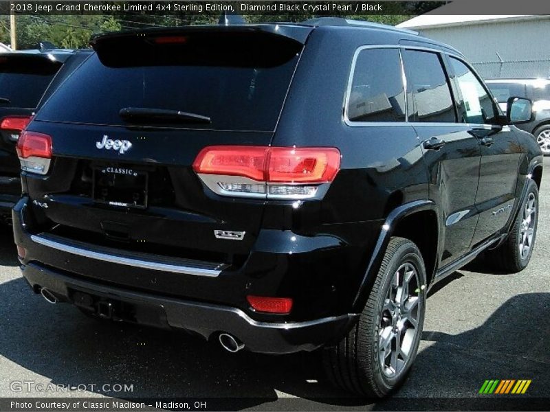 Diamond Black Crystal Pearl / Black 2018 Jeep Grand Cherokee Limited 4x4 Sterling Edition