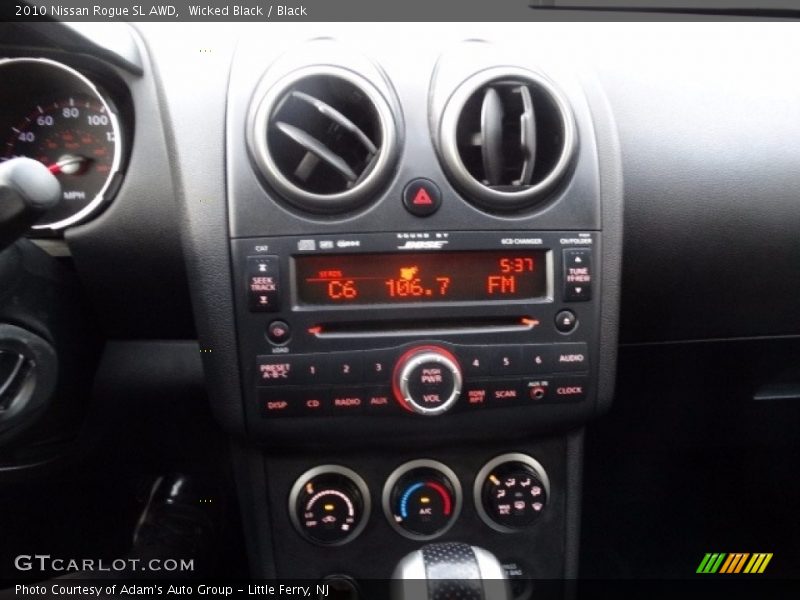Wicked Black / Black 2010 Nissan Rogue SL AWD