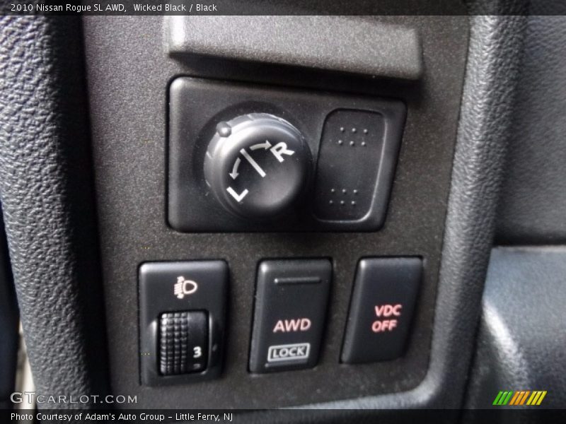 Wicked Black / Black 2010 Nissan Rogue SL AWD