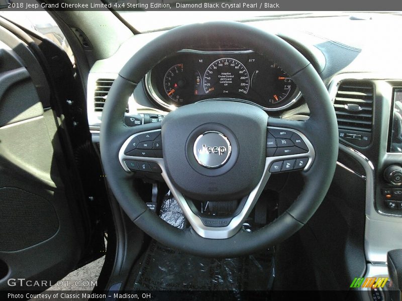 Diamond Black Crystal Pearl / Black 2018 Jeep Grand Cherokee Limited 4x4 Sterling Edition