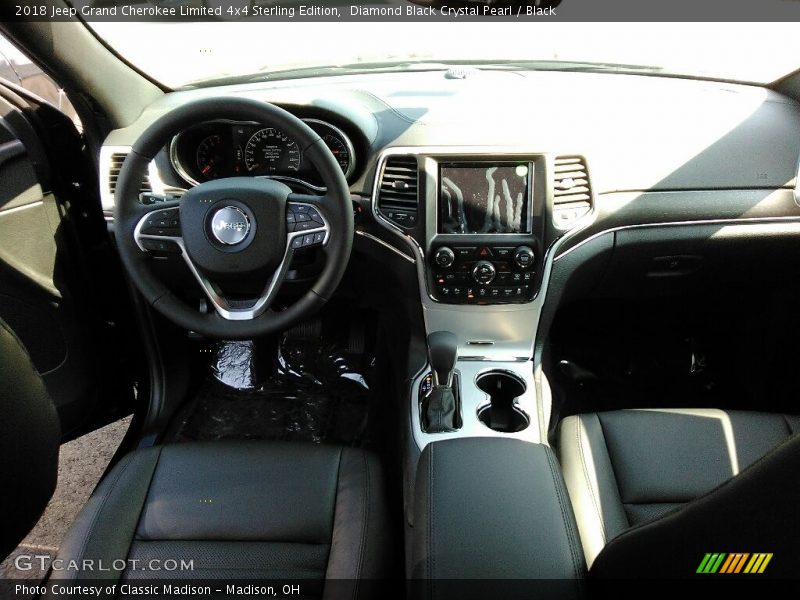 Diamond Black Crystal Pearl / Black 2018 Jeep Grand Cherokee Limited 4x4 Sterling Edition