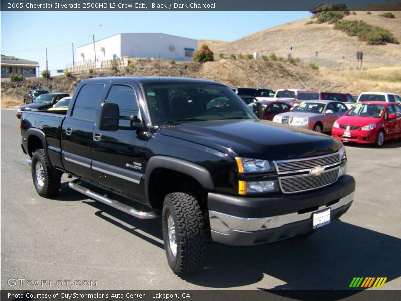 Black / Dark Charcoal 2005 Chevrolet Silverado 2500HD LS Crew Cab