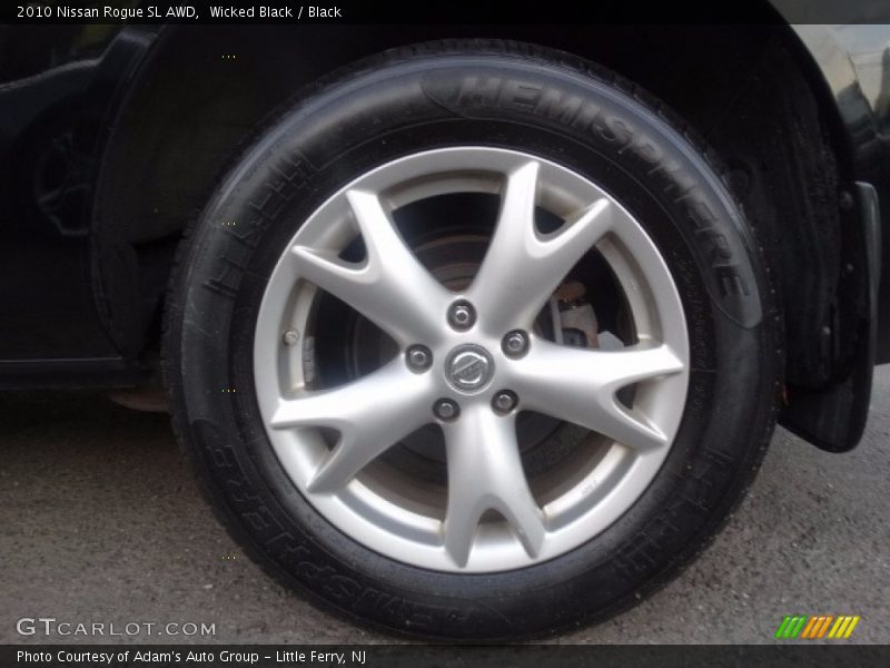 Wicked Black / Black 2010 Nissan Rogue SL AWD