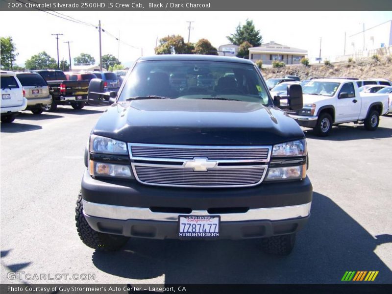 Black / Dark Charcoal 2005 Chevrolet Silverado 2500HD LS Crew Cab