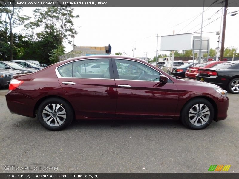 Basque Red Pearl II / Black 2013 Honda Accord LX Sedan