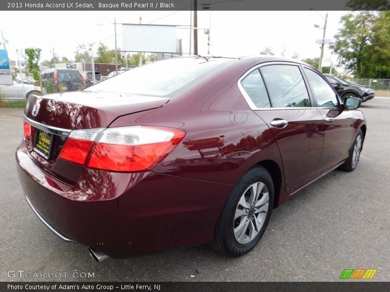 Basque Red Pearl II / Black 2013 Honda Accord LX Sedan