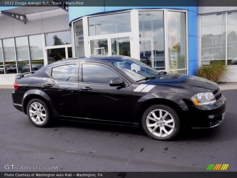 Black / Black/Red 2013 Dodge Avenger R/T