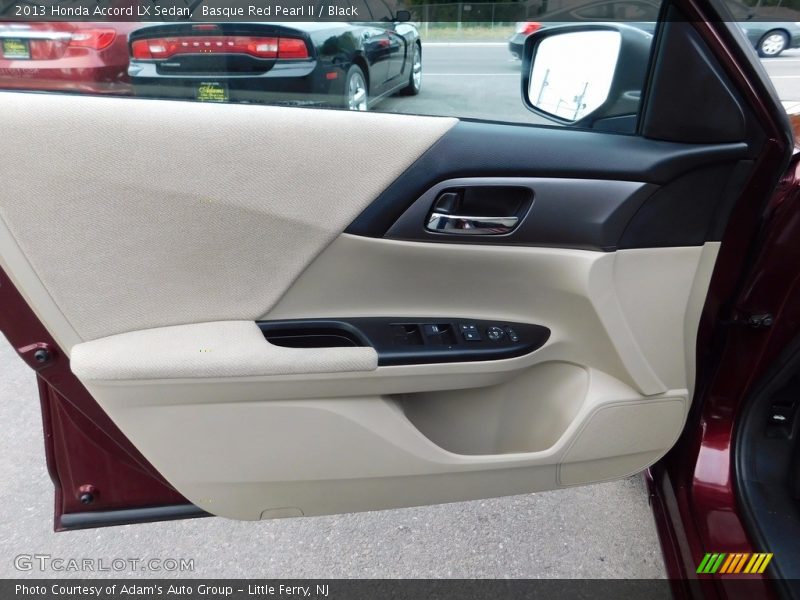 Basque Red Pearl II / Black 2013 Honda Accord LX Sedan