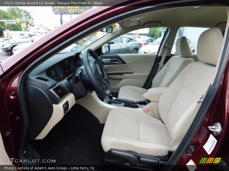 Basque Red Pearl II / Black 2013 Honda Accord LX Sedan
