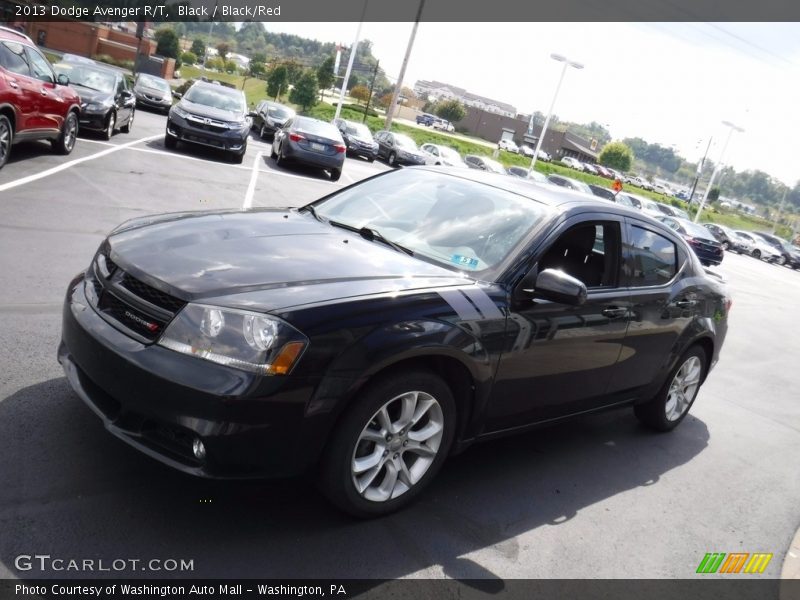 Black / Black/Red 2013 Dodge Avenger R/T