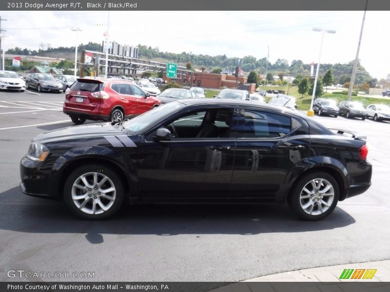 Black / Black/Red 2013 Dodge Avenger R/T