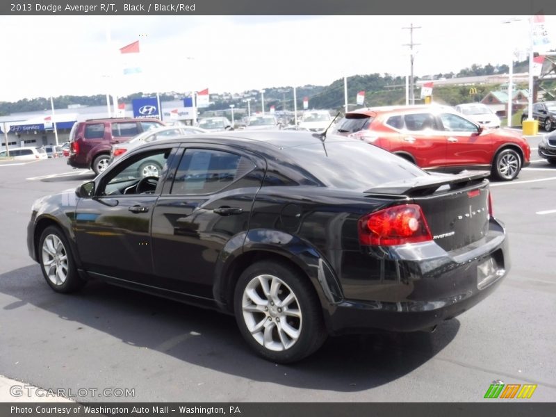 Black / Black/Red 2013 Dodge Avenger R/T