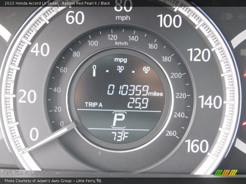 Basque Red Pearl II / Black 2013 Honda Accord LX Sedan