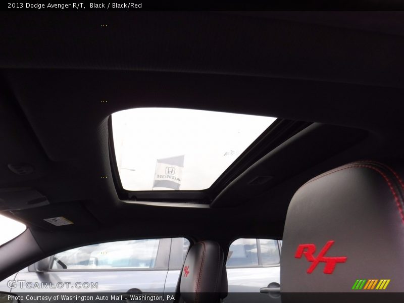 Black / Black/Red 2013 Dodge Avenger R/T