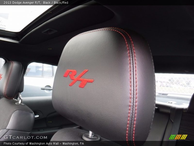 Black / Black/Red 2013 Dodge Avenger R/T