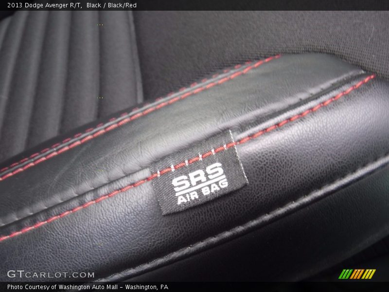 Black / Black/Red 2013 Dodge Avenger R/T