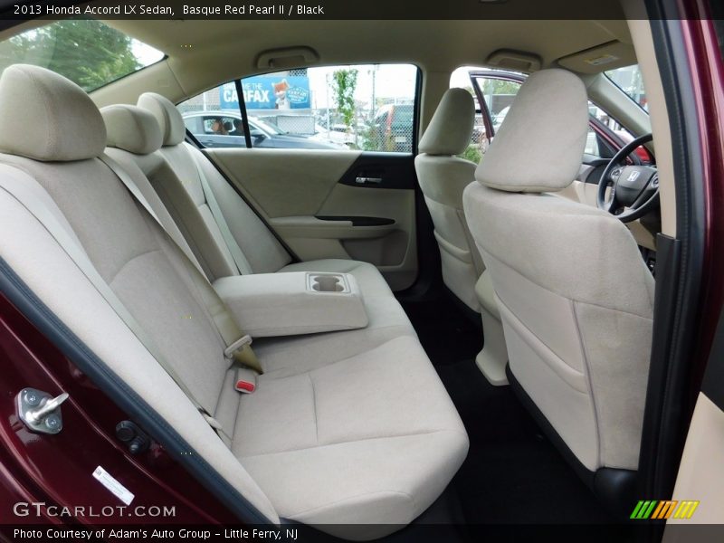 Basque Red Pearl II / Black 2013 Honda Accord LX Sedan