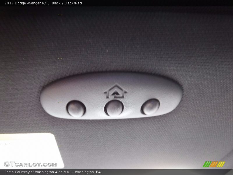 Black / Black/Red 2013 Dodge Avenger R/T
