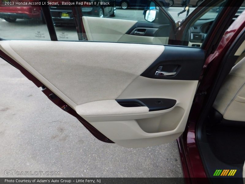 Basque Red Pearl II / Black 2013 Honda Accord LX Sedan