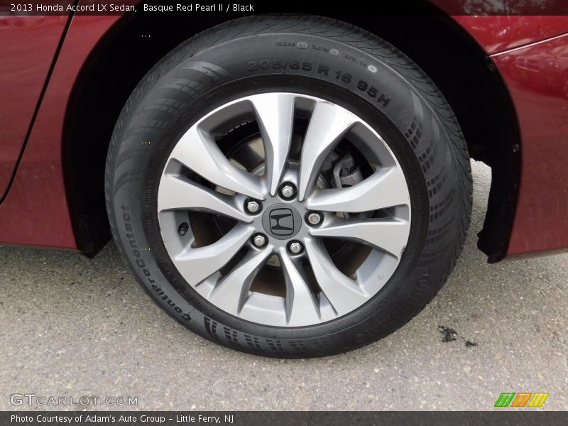 Basque Red Pearl II / Black 2013 Honda Accord LX Sedan