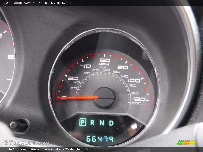 Black / Black/Red 2013 Dodge Avenger R/T