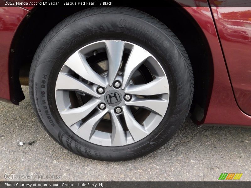 Basque Red Pearl II / Black 2013 Honda Accord LX Sedan