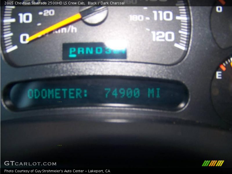 Black / Dark Charcoal 2005 Chevrolet Silverado 2500HD LS Crew Cab