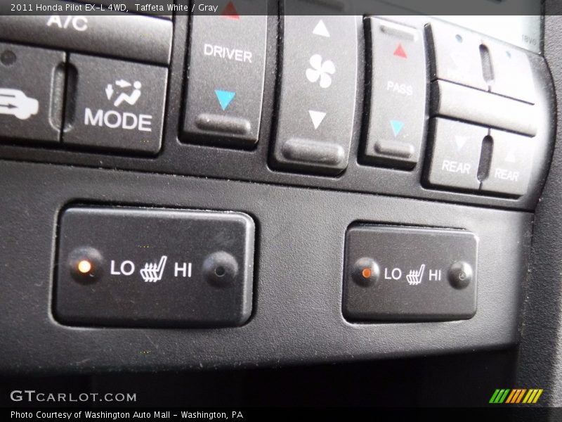 Taffeta White / Gray 2011 Honda Pilot EX-L 4WD