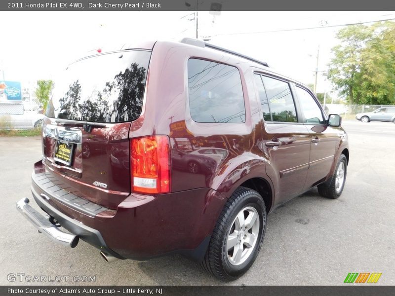 Dark Cherry Pearl / Black 2011 Honda Pilot EX 4WD