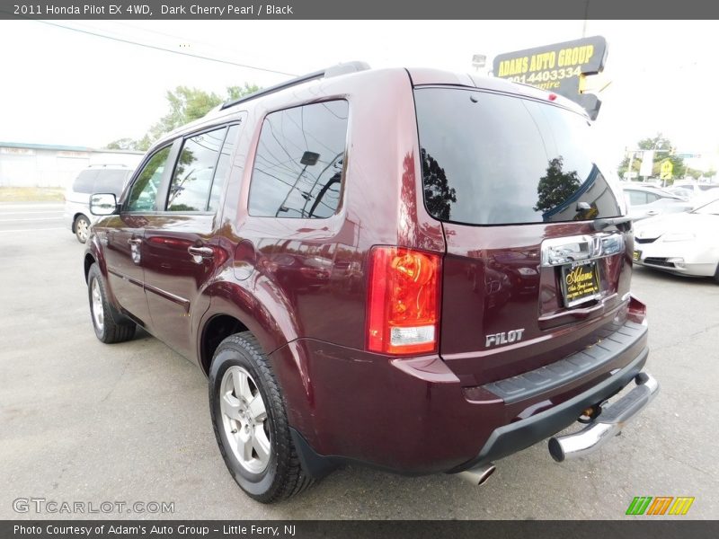 Dark Cherry Pearl / Black 2011 Honda Pilot EX 4WD