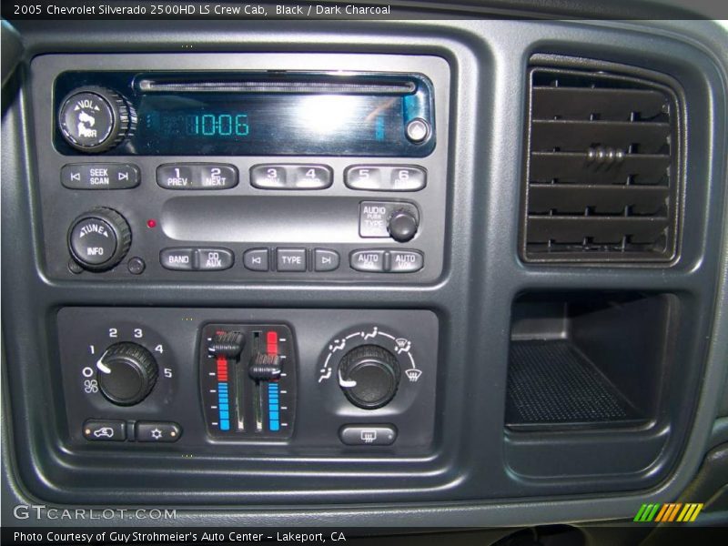 Black / Dark Charcoal 2005 Chevrolet Silverado 2500HD LS Crew Cab