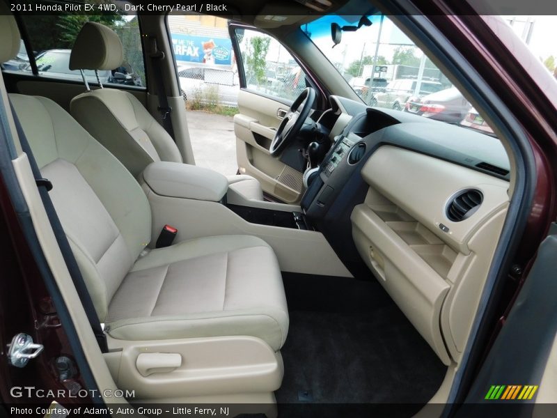 Dark Cherry Pearl / Black 2011 Honda Pilot EX 4WD