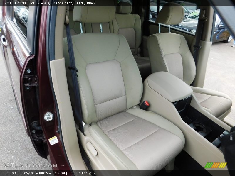 Dark Cherry Pearl / Black 2011 Honda Pilot EX 4WD