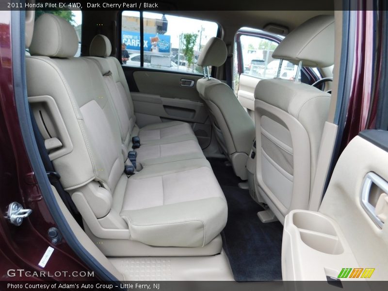 Dark Cherry Pearl / Black 2011 Honda Pilot EX 4WD
