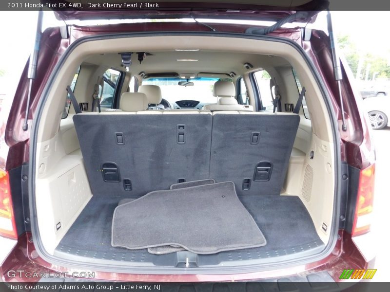 Dark Cherry Pearl / Black 2011 Honda Pilot EX 4WD