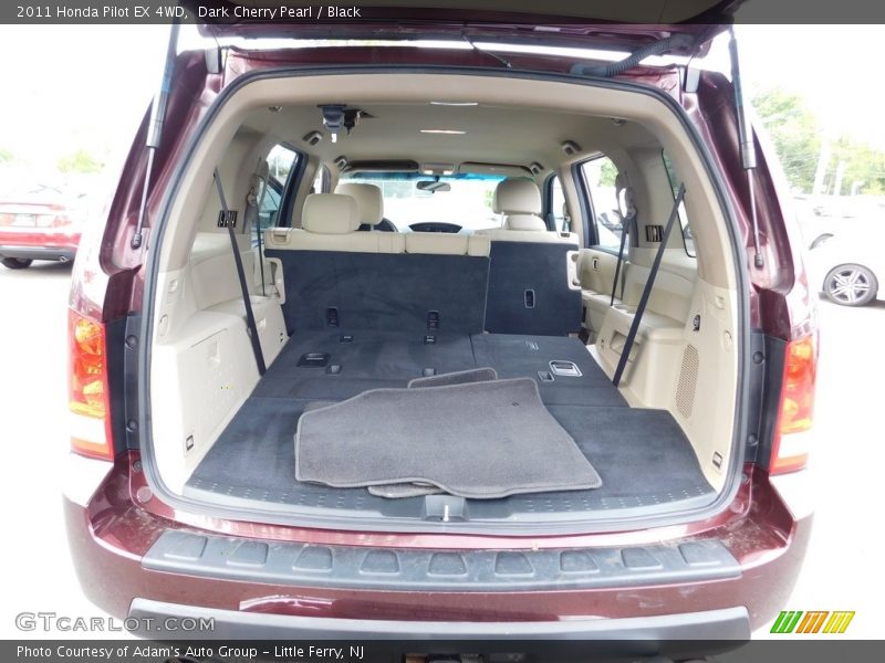 Dark Cherry Pearl / Black 2011 Honda Pilot EX 4WD