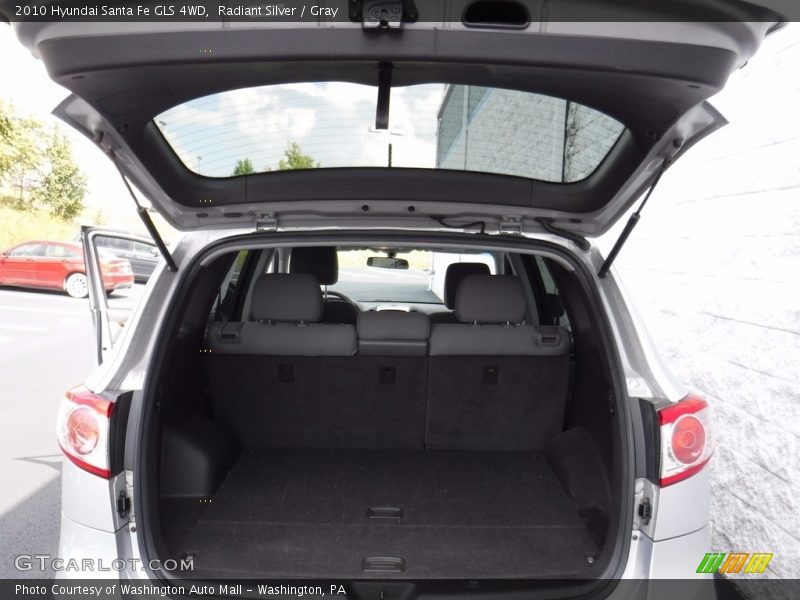 Radiant Silver / Gray 2010 Hyundai Santa Fe GLS 4WD