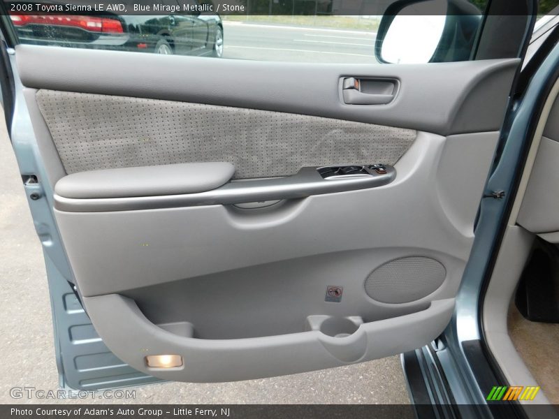 Blue Mirage Metallic / Stone 2008 Toyota Sienna LE AWD