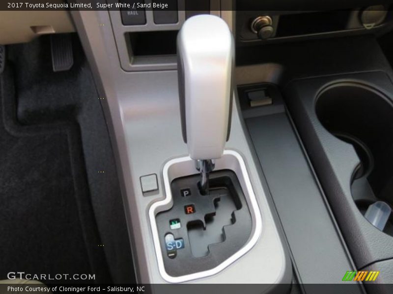 Super White / Sand Beige 2017 Toyota Sequoia Limited