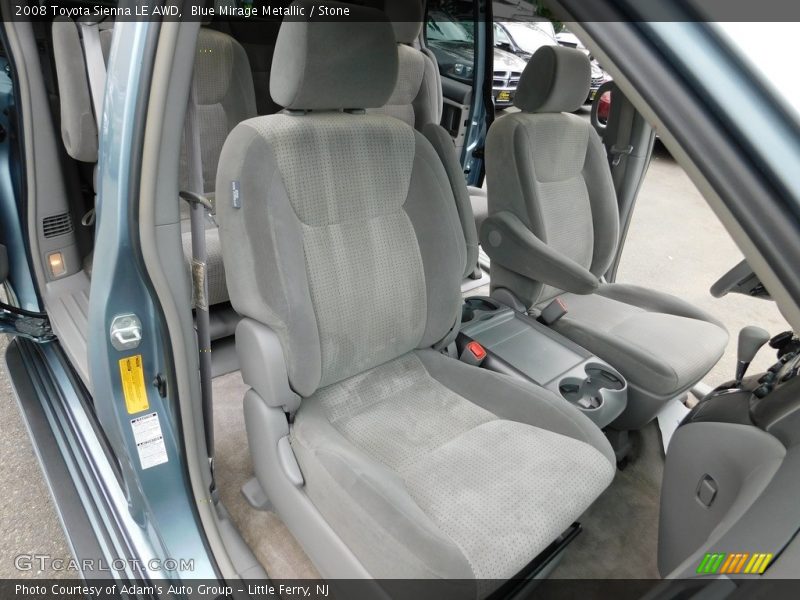 Blue Mirage Metallic / Stone 2008 Toyota Sienna LE AWD