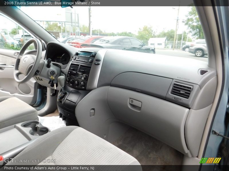 Blue Mirage Metallic / Stone 2008 Toyota Sienna LE AWD