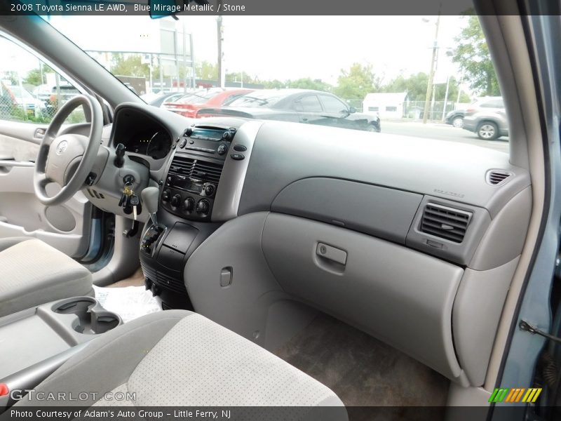 Blue Mirage Metallic / Stone 2008 Toyota Sienna LE AWD