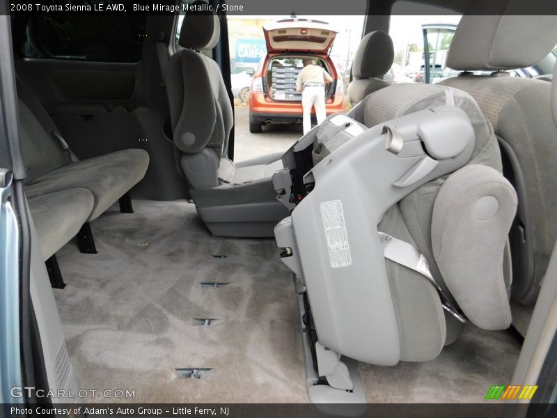 Blue Mirage Metallic / Stone 2008 Toyota Sienna LE AWD