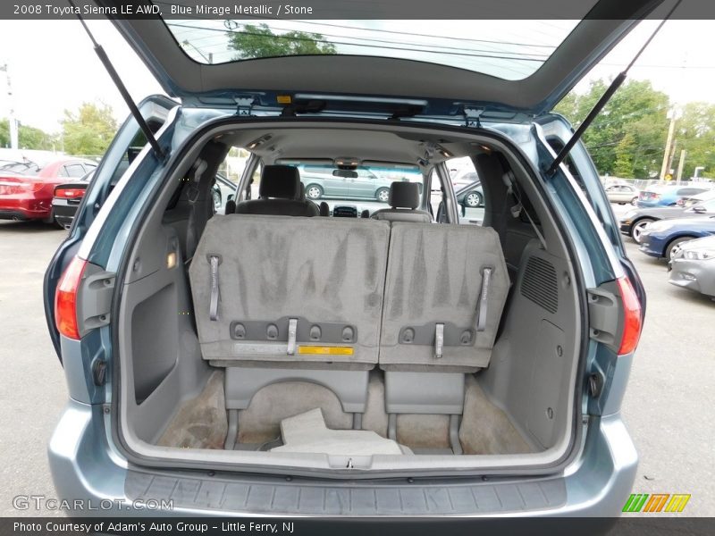 Blue Mirage Metallic / Stone 2008 Toyota Sienna LE AWD