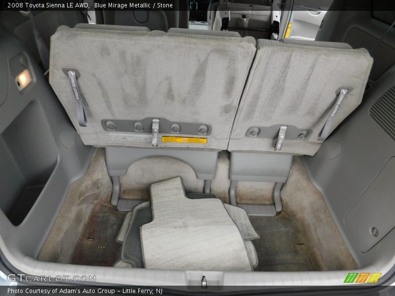 Blue Mirage Metallic / Stone 2008 Toyota Sienna LE AWD