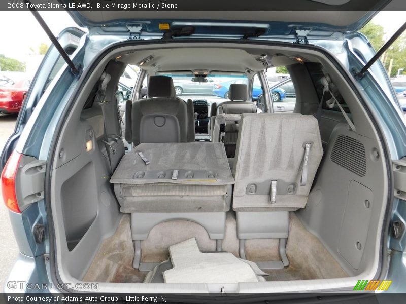 Blue Mirage Metallic / Stone 2008 Toyota Sienna LE AWD