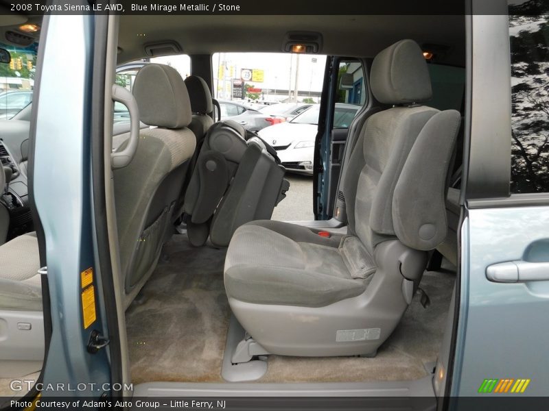 Blue Mirage Metallic / Stone 2008 Toyota Sienna LE AWD