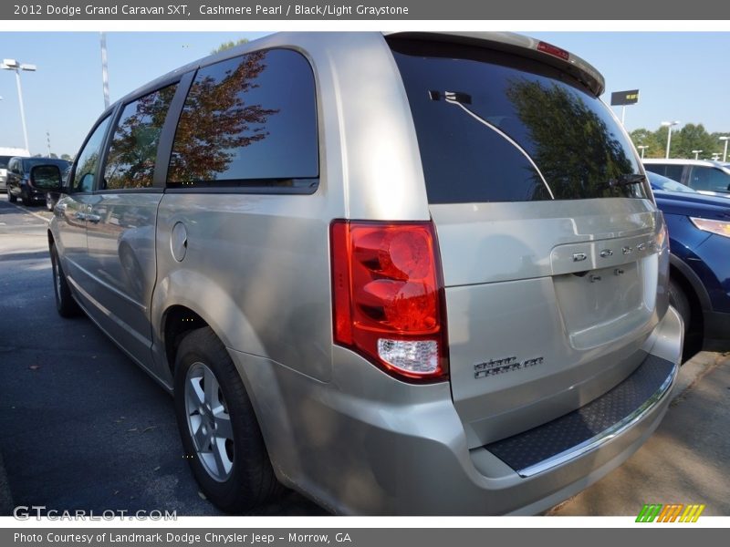 Cashmere Pearl / Black/Light Graystone 2012 Dodge Grand Caravan SXT