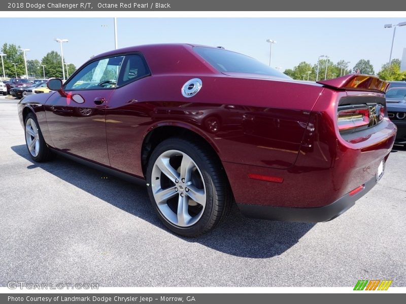 Octane Red Pearl / Black 2018 Dodge Challenger R/T
