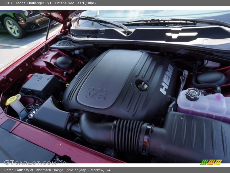 Octane Red Pearl / Black 2018 Dodge Challenger R/T